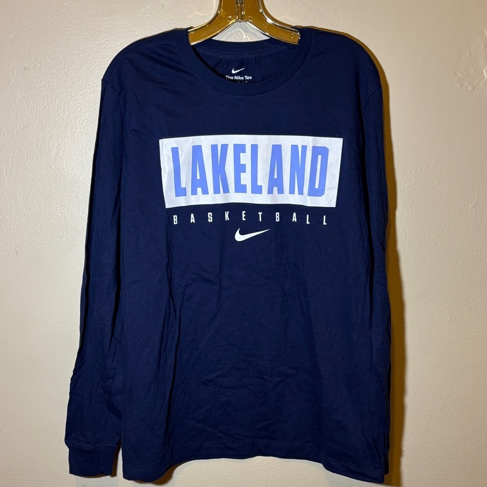 Nike Lakeland Basketball Navy Long Sleeve Tee
